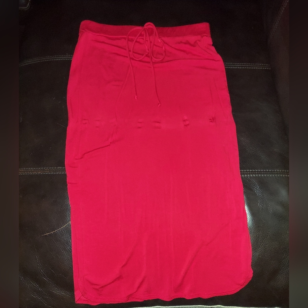 Red Pencil Skirt